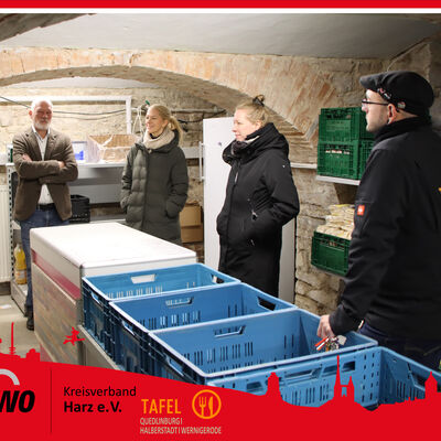 Sirkka Jendis zu Gast bei der Tafel Quedlinburg